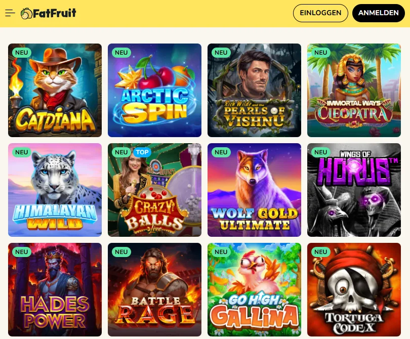 FatFruit Spiele