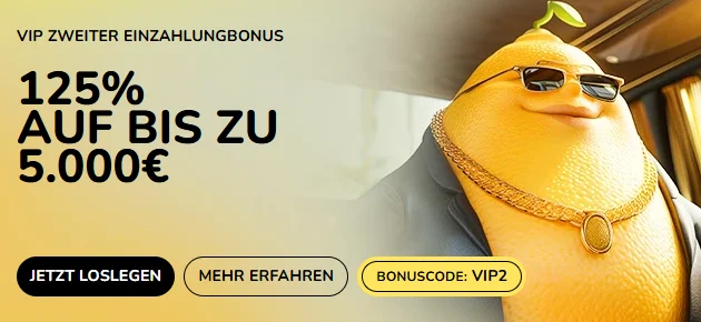 FatFruit Bonus Code für zweiten VIP-Bonus